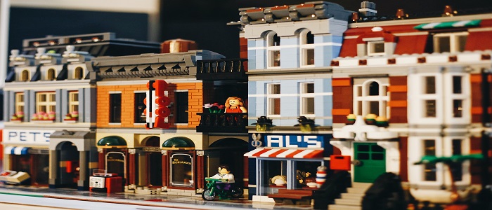 Street made of lego