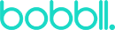 the letters bobbll in teal