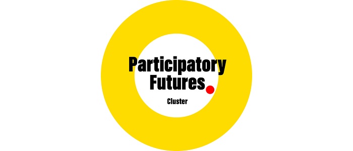 Black text set against a yellow circle and a white background
