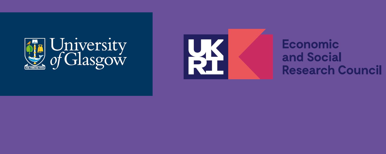 University of Glasgow and UKRI logos