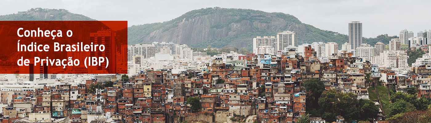 Cityscape showing areas of poverty