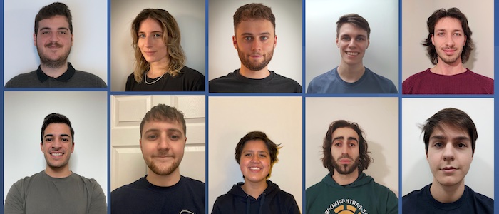 A picture of the GU Orbit team members