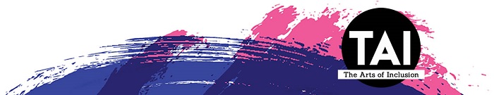 text on white background with purple and pink paint strokes