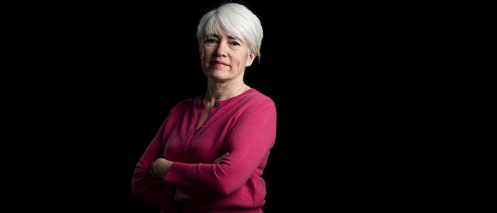 A portrait of Professor Jo Gill, Vice-Principal and Head of the College of Arts