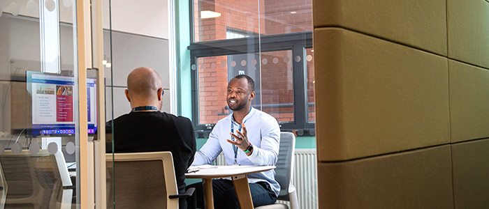 University staff at Berkeley Square