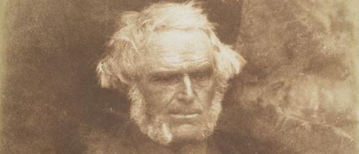 A grumpy Victorian gentleman closeup