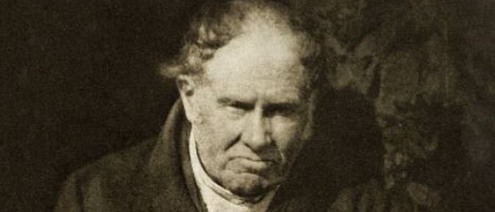 Grumpy Victorian gentleman in close-up