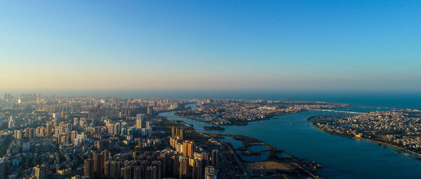 Hainan Cityscape and river
