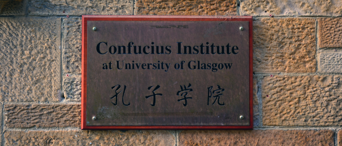 Confucius Institute Sign