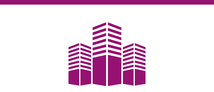 Icon showing three tall stacked pillars