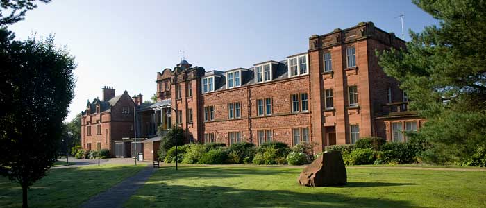 Sandstone building on Chrichton Campus