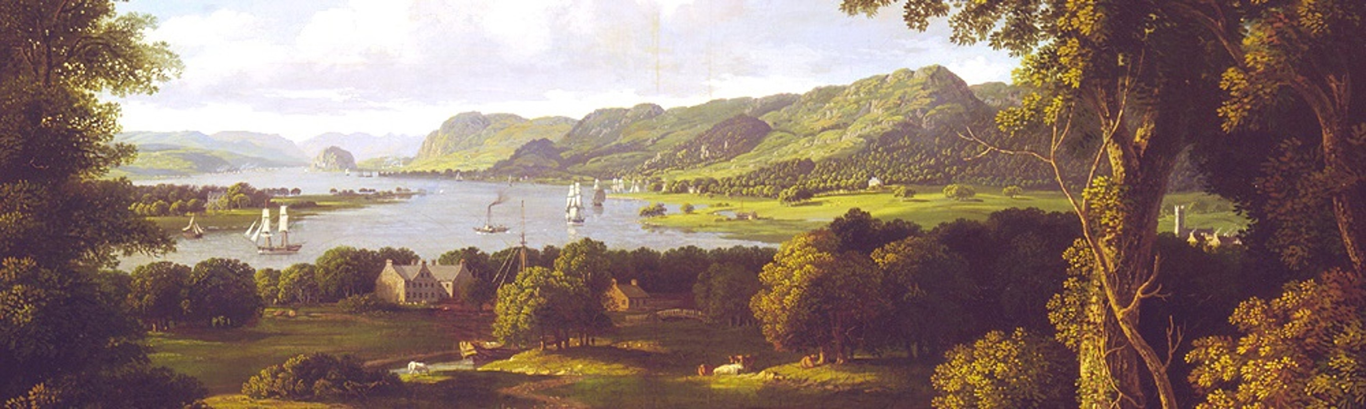 First Steamboat on the Clyde River by John KNox