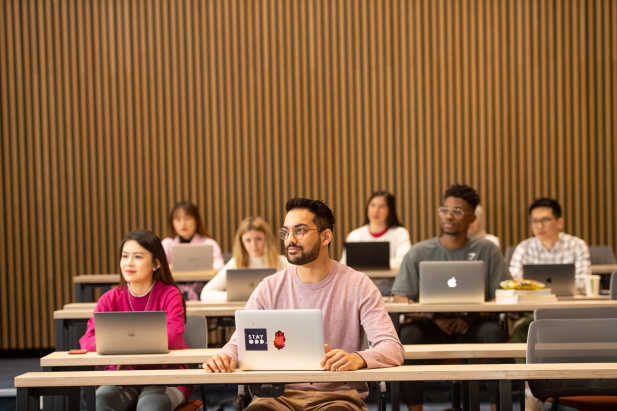 Photo of students in a lecture
