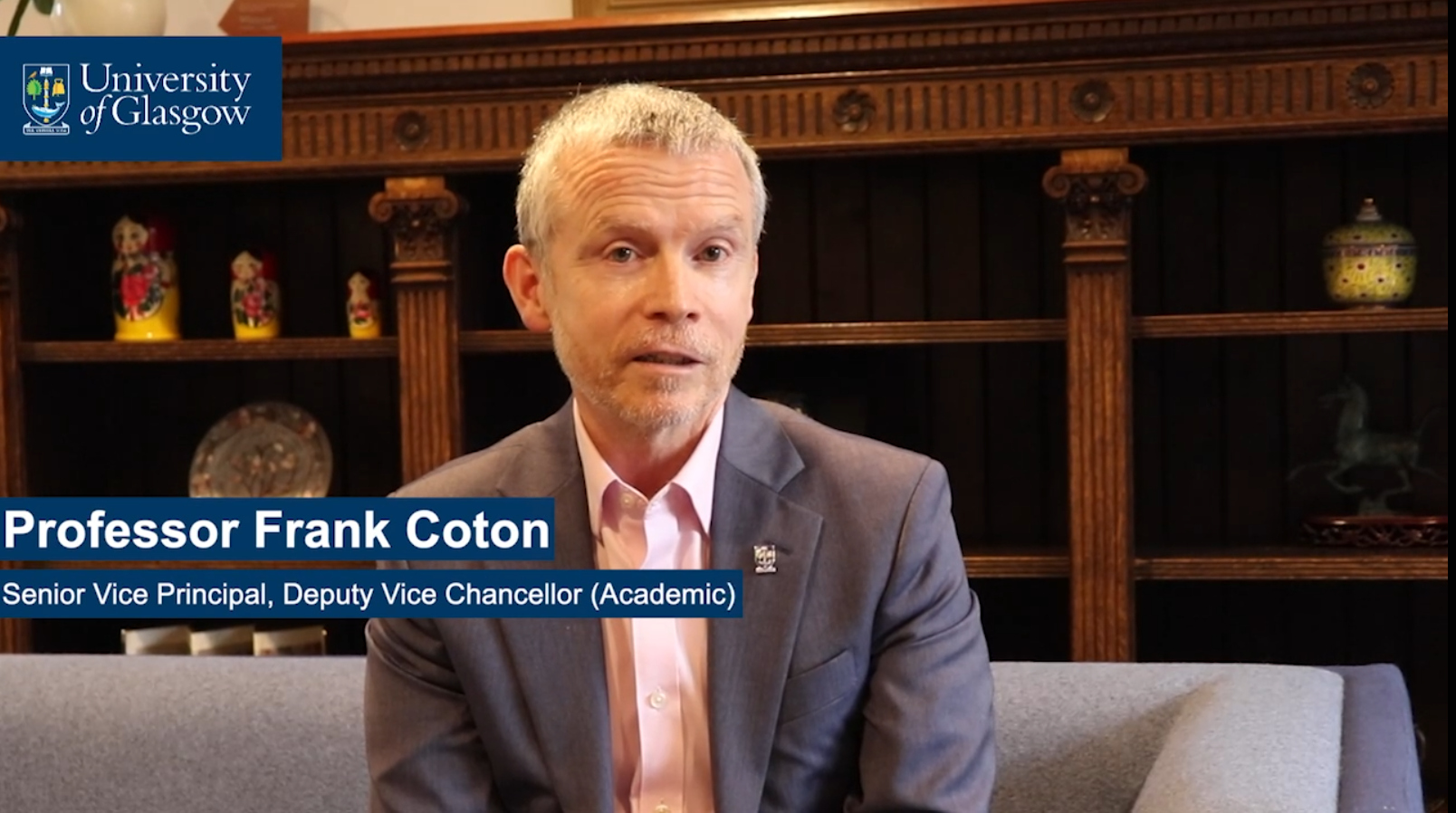 A screenshot of Frank Coton's video