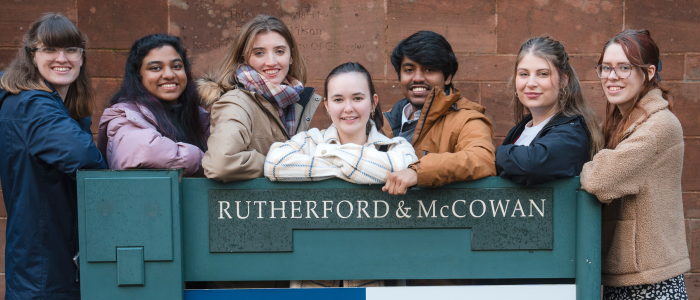 3 students in Dumfries campus