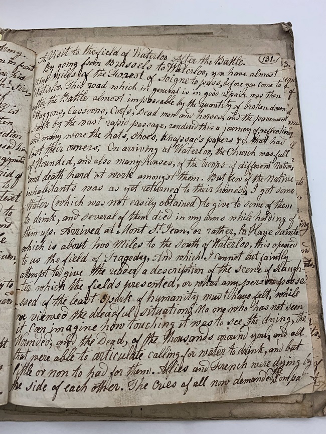 Sample page from the Thomas Ker Collections. University of Glasgow Special Collections