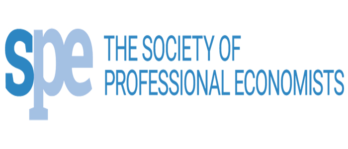 SPE Logo with text stating the Society of professional economists 
