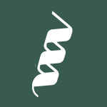 Icon of a protein structure spiral