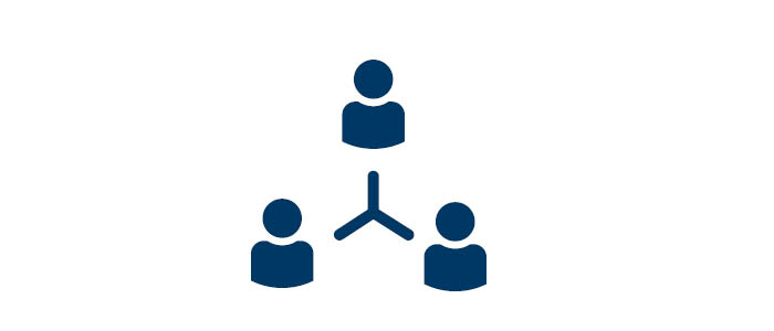 Icon of connected people
