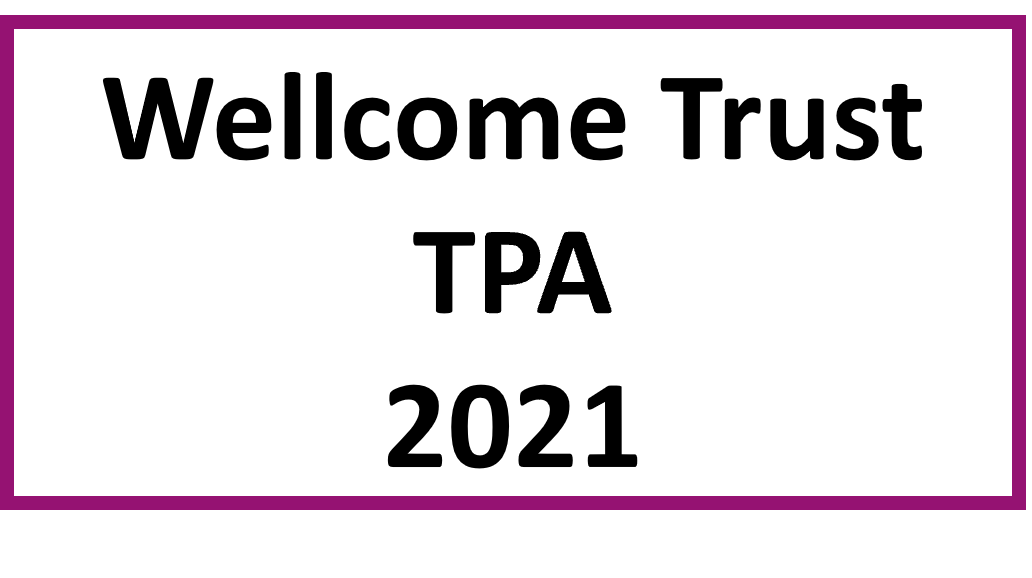 Wellcome Trust TPA award in 2021